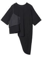 Original Split-Joint Irregularity T-Shirts Tops